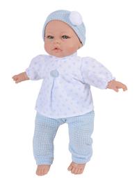 Boneca Bebe Leyre com pijama azul 40