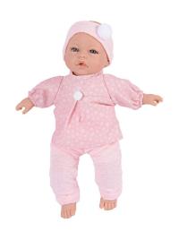 Boneca Bebe Leyre com pijama rosa 40