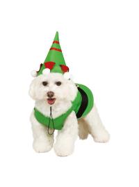 Fato de duende bebé para cães multicor S