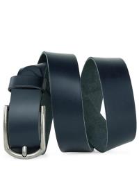 Cinto Com Fivela De Pino Único. Confortável Flexível E Durável. azul 105