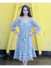 Vestido De Cinzas lilas L