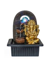 Fonte Ganesha dourado UNIQUE