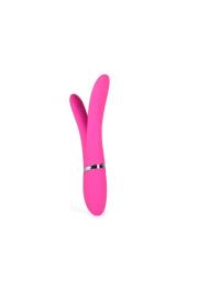 Pato, Vibrador com Estimulação Vaginal e Clitoriana rosa UNIQUE