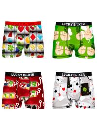 Embalar 4 cuecas boxer multicor XXL