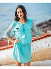 Aqua Kurta azul M