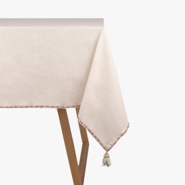 Toalha de mesa missangas 150x150 cm MARIE