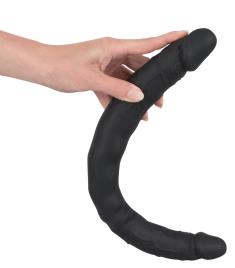 Dildo Duplo Dong Preto