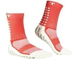 Meias TRU SOX Mi-Mollet 3.0 (Vermelho e Branco - 34,5/38,5)