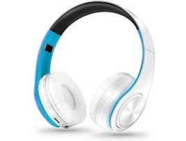 Auscultadores Bluetooth JGB (On Ear - Microfone - Branco)