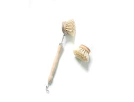 Recarga Escova Da Loiça com Cabeça Amovível em Faia e Fibra de Agave