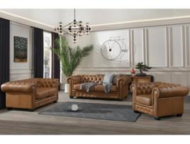 Sofás LINEA SOFA (Pele - Multicor - 73 x 201 x 96 cm)