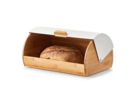 Pão De Bambu Com Capa Branca, 39 Cm, Zeller