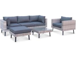 Conjunto de Móveis de Jardim ALICE'S GARDEN Alba (69x69x30cm)