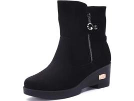 Botas de Inverno de Mulher GAATPOT Preto (37)