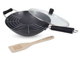 WOK ACERO SET REGALO