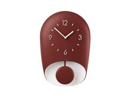 Relógio de Parede Com Pêndulo Vermelho Bell - Home GUZZINI