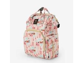 Mochila de mãe multifuncional para troca de bebê com bolsos para porta-garrafas Ready