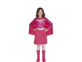 Fato de Menina GUIRCA Super-Heroína Rosa  (10-12 anos)