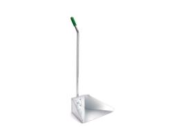 RECOGEDOR CON PALO METALICO GALVANIZADO