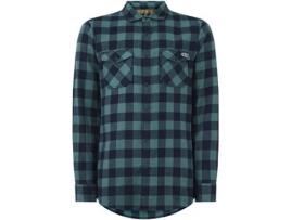 Camisa para Homem O´NEILL Lm Check Flannel Azul para Outdoor (S)