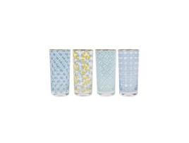 Conjunto 4 Copos LADELLE Altos 460Ml Positano