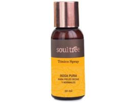 Soultree Tónico facial Rosa pieles normales y secas 30
