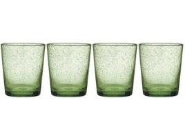 Conj.4 Copos LADELLE 600Ml Eco Recyc Green