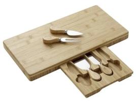 Tábua LADELLE Queijo Rect.40X20 C/Facas