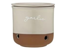 Frasco LADELLE P/ Alhos 10X10,8Cm Eco Taupe