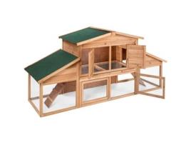 Coelheira TECTAKE xxl com Telhado Duplo 226x77x95,5cm