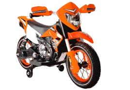Mota Elétrica Sport Moto 6v Preta / Laranja