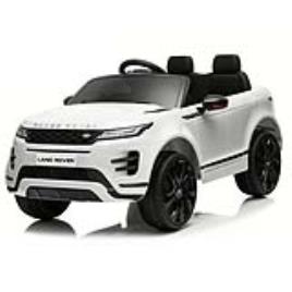 Carro Elétrico Range Rover Evoque 12V Bateria c/ Comando Branco