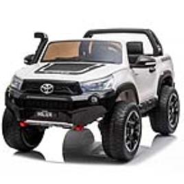 Carro Elétrico Toyota Hilux 4x4 24V Bateria c/ Comando Branco