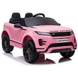 Carro Elétrico Range Rover Evoque 12V Bateria c/ Comando Rosa