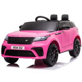 Carro Elétrico Range Rover VELAR 12V Bateria c/ Comando Rosa