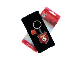 Porta-Chaves Escudo com Logo+T-Shirt Pendente SLB