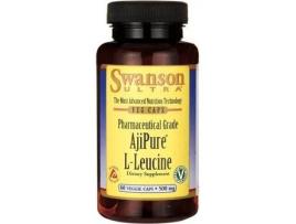 Suplemento Alimentar SWANSON Ultra Ajipure L-Leucina (60 cápsulas vegetais de 500mg)