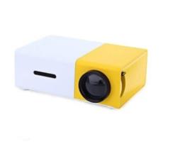 Mini Projector Lcd MINI (Amarelo e Branco)