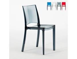 Conjunto de 18 cadeiras transparentes B-Side Grand Soleil