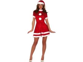 Fato de Mulher DISFRAZZES Mãe Natal Curto (Tam: M)