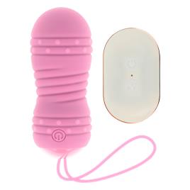 OHMAMA CONTROLE REMOTO ROTATING EGG 7 PADRÕES - ROSA