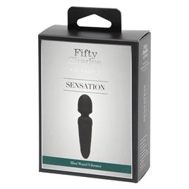 Vibrador Fifty Shades of Grey Sensation Mini Wand Preto