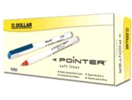 Marcador Fino 0.3mm Pointer Flpt Verde Caixa 10Un