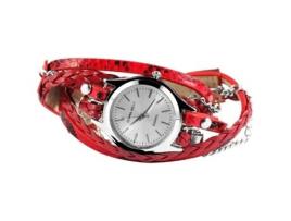 Relógio DONNA KELLY Mulher (Pele - Vermelho)