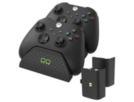 Base de Carregamento VENOM Duplo com 2 X Baterias Recarregáveis Xbox Series X e S/Xbox One (Preto)