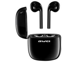 Auriculares True Wireless AWEI T28 (Bluetooth - Preto)