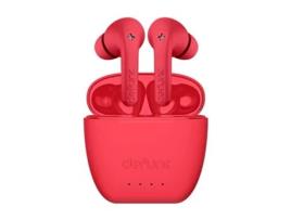 Auriculares True Wireless DEFUNC DFTRUEAUDIOR (Bluetooth - Vermelho)