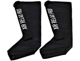 Massajador AIR RELAX Pro Pernas Terapia Pressão Preto (S)