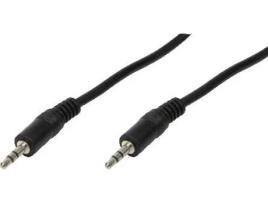 Cabo de Áudio LOGILINK (Jack 3.5mm - 10 m - Preto)