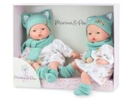 Adereço MARINA & PAU Bonecos Pitus Twins De 40 Cm Apresentação Em Case